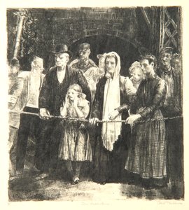La linea morta, 1923 da George Wesley Bellows